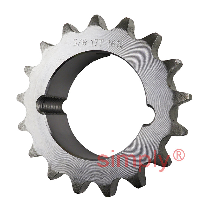 17 Tooth 10B Simplex Sprocket Tapered Locking Bush Type for 5/8 inch Pitch Chain (Bush not Incl.)