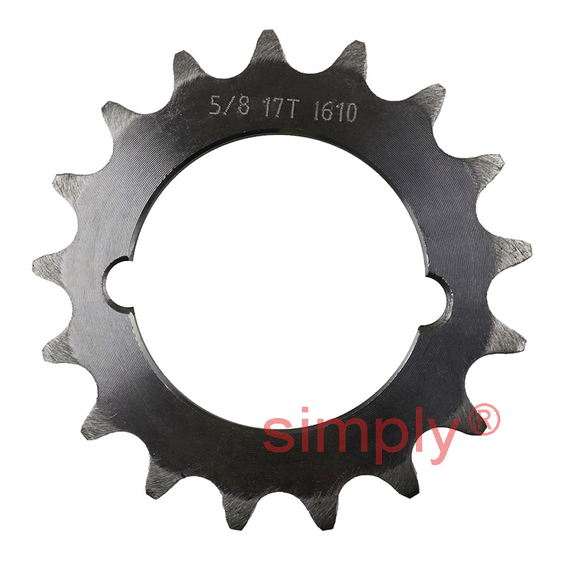 17 Tooth 10B Simplex Sprocket Tapered Locking Bush Type for 5/8 inch Pitch Chain (Bush not Incl.)