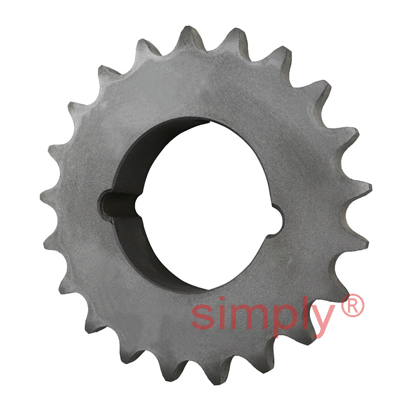 21 Tooth 10B Simplex Sprocket Tapered Locking Bush Type for 5/8 inch Pitch Chain (Bush not Incl.)