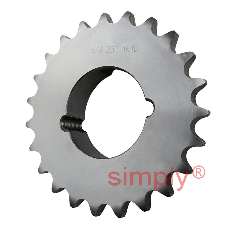 23 Tooth 10B Simplex Sprocket Tapered Locking Bush Type for 5/8 inch Pitch Chain (Bush not Incl.)
