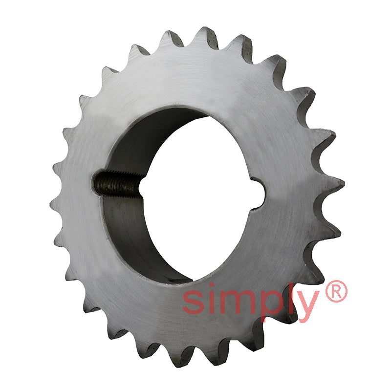 24 Tooth 10B Simplex Sprocket Tapered Locking Bush Type for 5/8 inch Pitch Chain (Bush not Incl.)