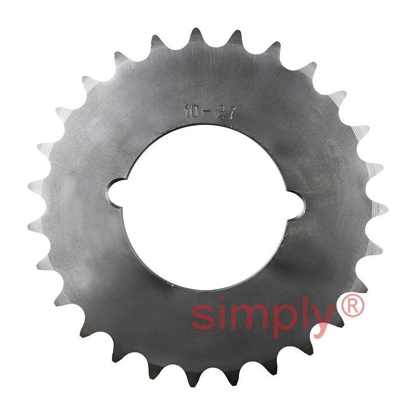 27 Tooth 10B Simplex Sprocket Tapered Locking Bush Type for 5/8 inch Pitch Chain (Bush not Incl.)