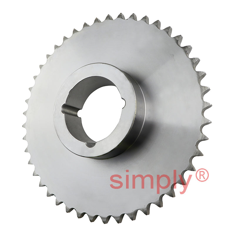 45 Tooth 10B Simplex Sprocket Tapered Locking Bush Type for 5/8 inch Pitch Chain (Bush not Incl.)