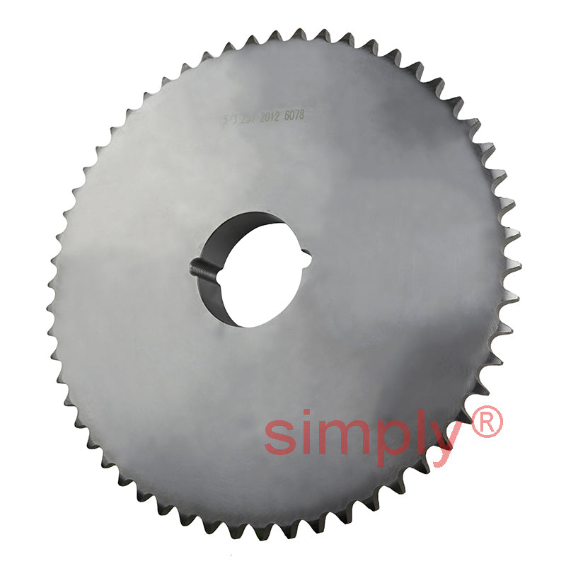 57 Tooth 10B Simplex Sprocket Tapered Locking Bush Type for 5/8 inch Pitch Chain (Bush not Incl.)