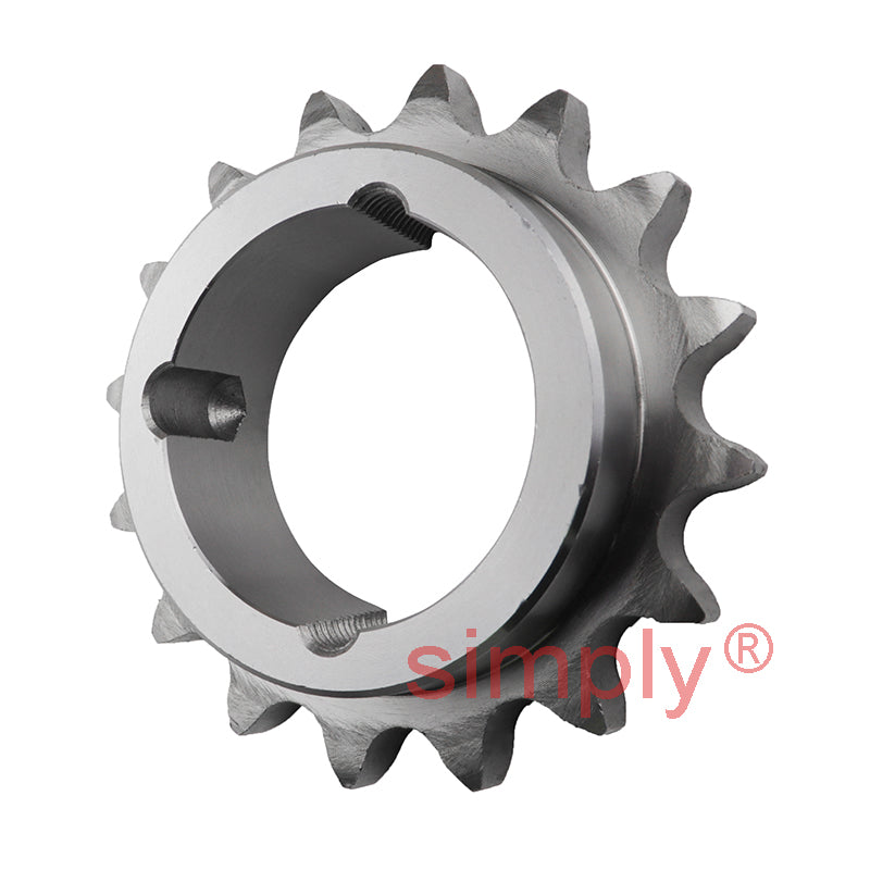 16 Tooth 12B Simplex Sprocket Tapered Locking Bush Type for 3/4 inch Pitch Chain (Bush not Incl.)