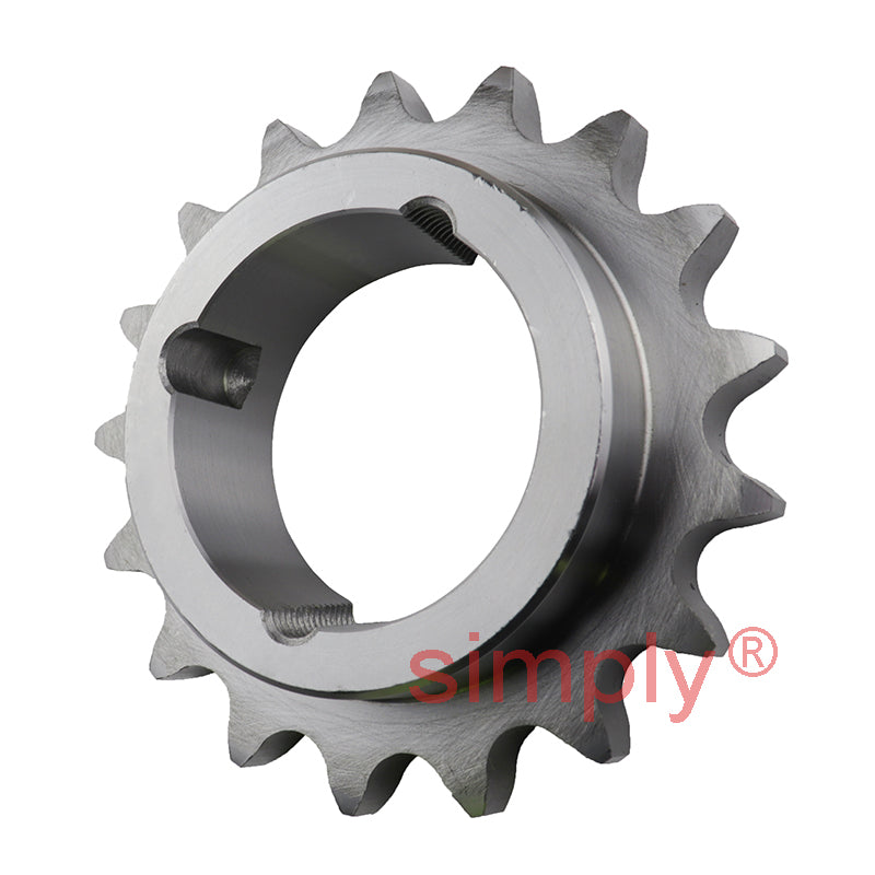 17 Tooth 12B Simplex Sprocket Tapered Locking Bush Type for 3/4 inch Pitch Chain (Bush not Incl.)