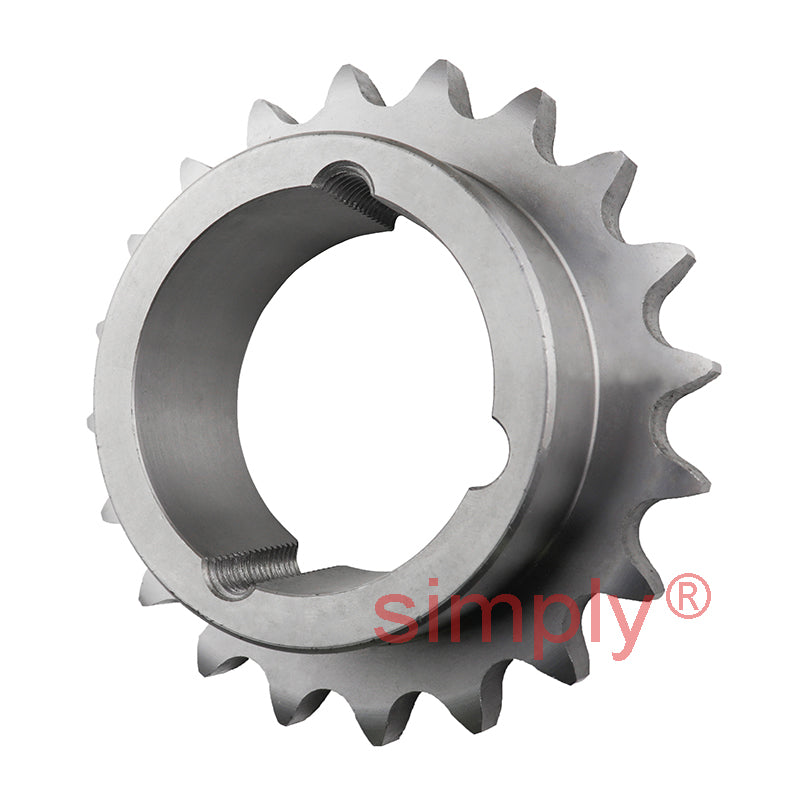 20 Tooth 12B Simplex Sprocket Tapered Locking Bush Type for 3/4 inch Pitch Chain (Bush not Incl.)