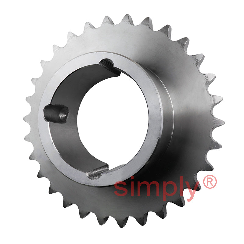 30 Tooth 12B Simplex Sprocket Tapered Locking Bush Type for 3/4 inch Pitch Chain (Bush not Incl.)