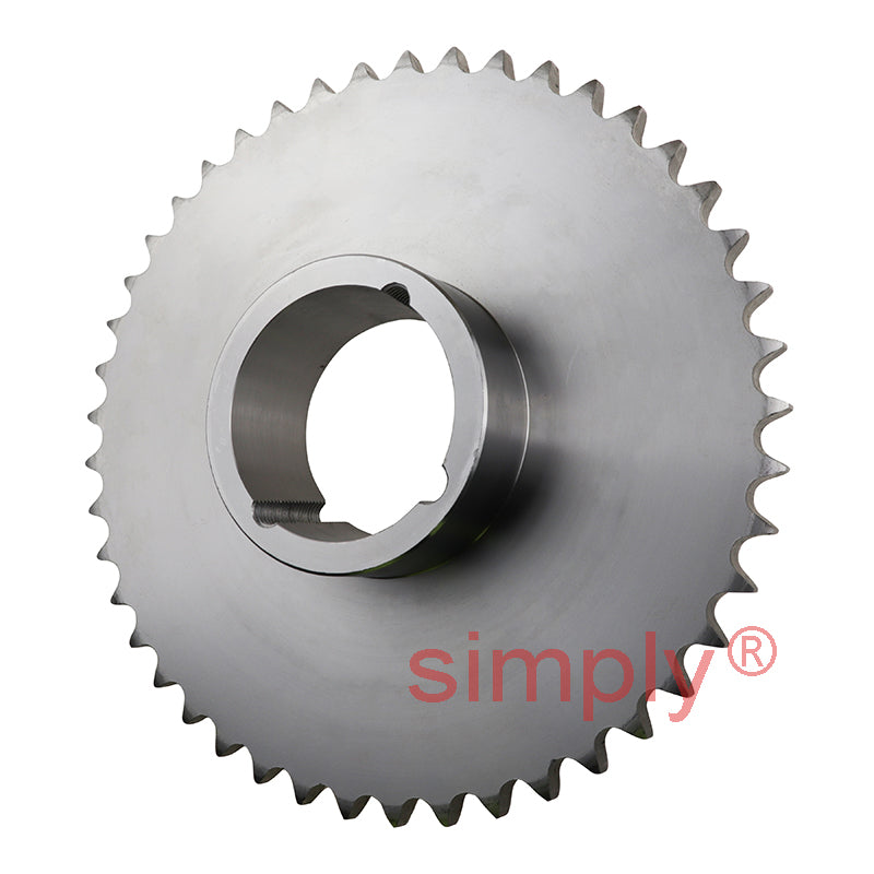 45 Tooth 12B Simplex Sprocket Tapered Locking Bush Type for 3/4 inch Pitch Chain (Bush not Incl.)