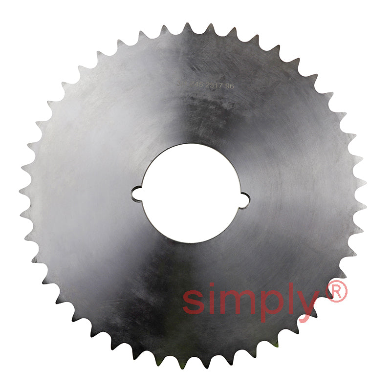 45 Tooth 12B Simplex Sprocket Tapered Locking Bush Type for 3/4 inch Pitch Chain (Bush not Incl.)