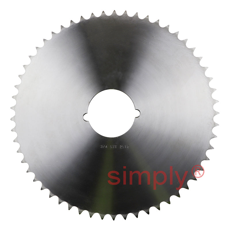 57 Tooth 12B Simplex Sprocket Tapered Locking Bush Type for 3/4 inch Pitch Chain (Bush not Incl.)