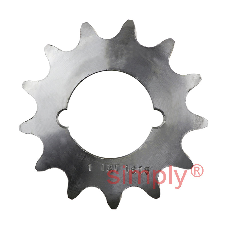 13 Tooth 16B Simplex Sprocket Tapered Locking Bush Type for 1 inch Pitch Chain Bush not Incl.