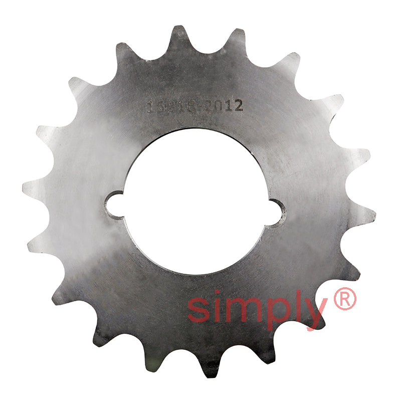 18 Tooth 16B Simplex Sprocket Tapered Locking Bush Type for 1 inch Pitch Chain Bush not Incl.