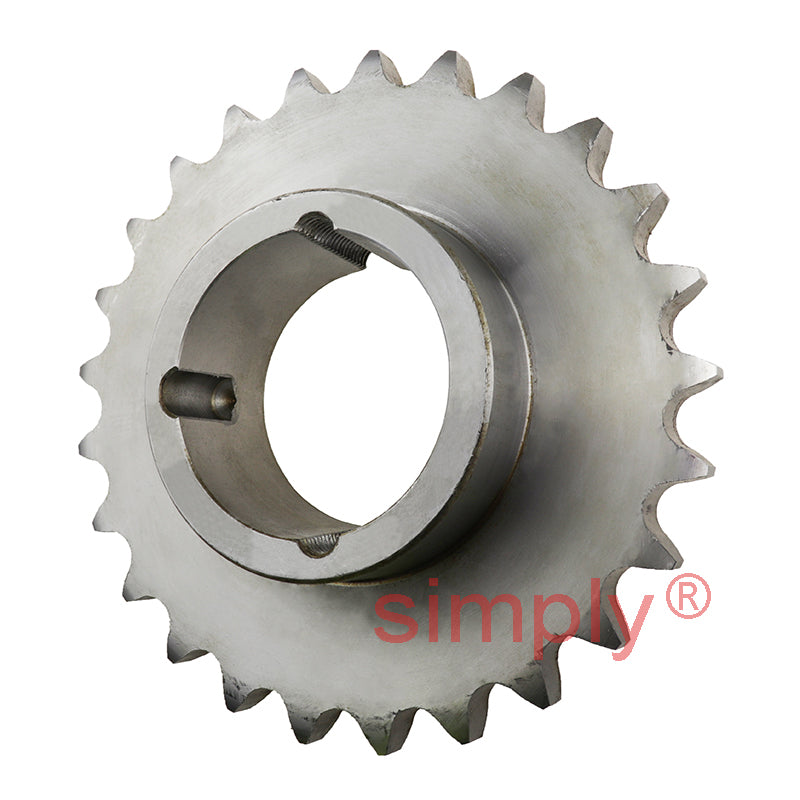 25 Tooth 16B Simplex Sprocket Tapered Locking Bush Type for 1 inch Pitch Chain Bush not Incl.