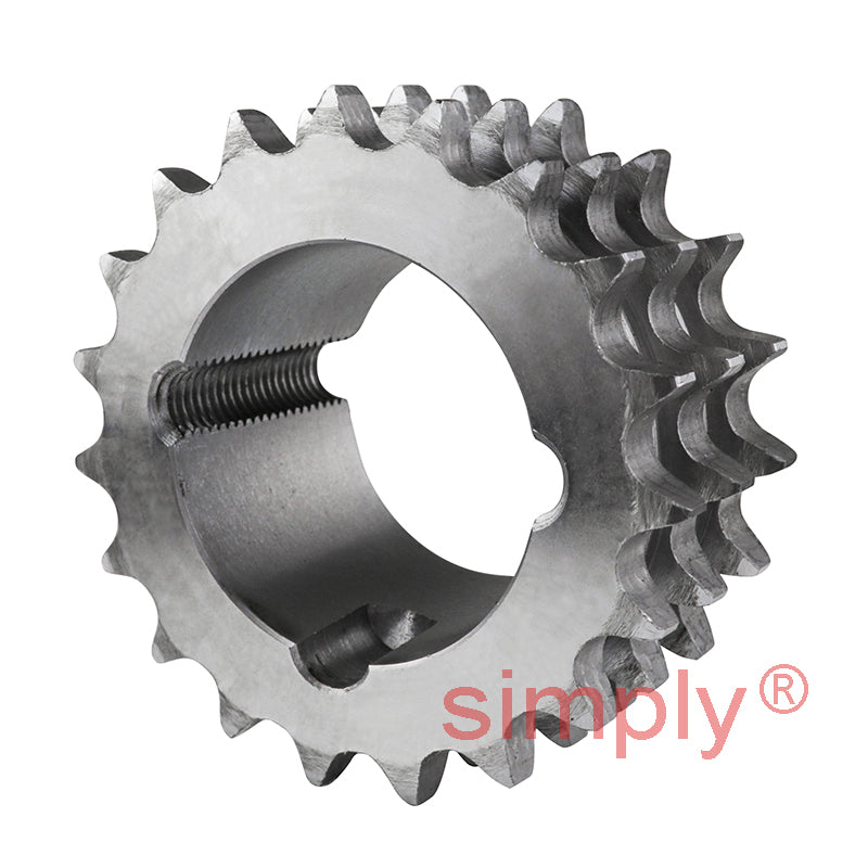 19 Tooth 08B Triplex Sprocket Tapered Locking Bush Type for 1/2 inch Pitch Chain (Bush not Incl.)