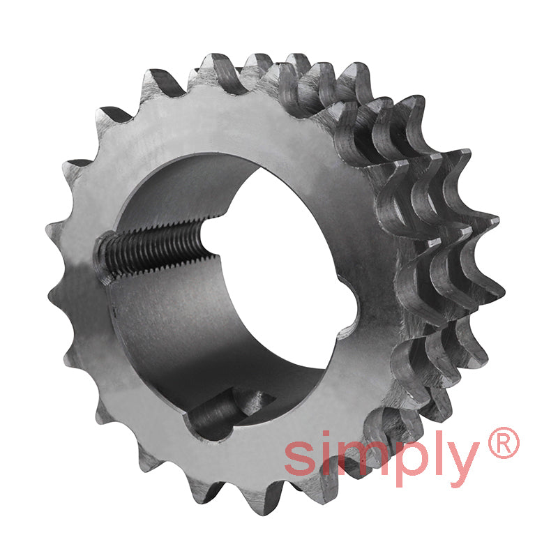 19 Tooth 10B Triplex Sprocket Tapered Locking Bush Type for 5/8 inch Pitch Chain (Bush not Incl.)
