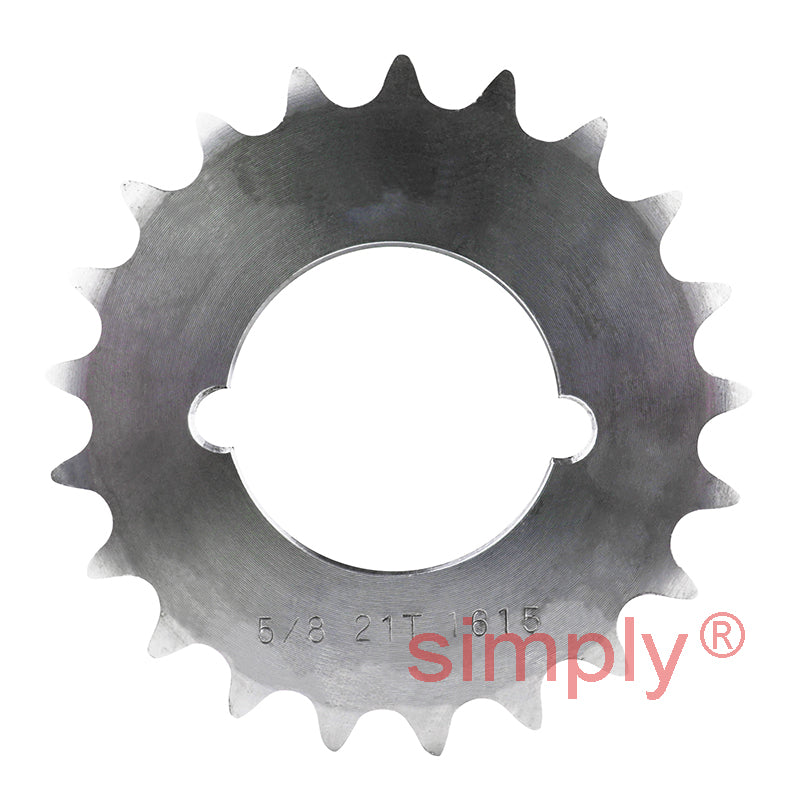 21 Tooth 10B Triplex Sprocket Tapered Locking Bush Type for 5/8 inch Pitch Chain (Bush not Incl.)