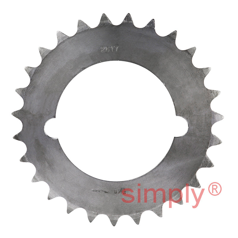 27 Tooth 10B Triplex Sprocket Tapered Locking Bush Type for 5/8 inch Pitch Chain (Bush not Incl.)