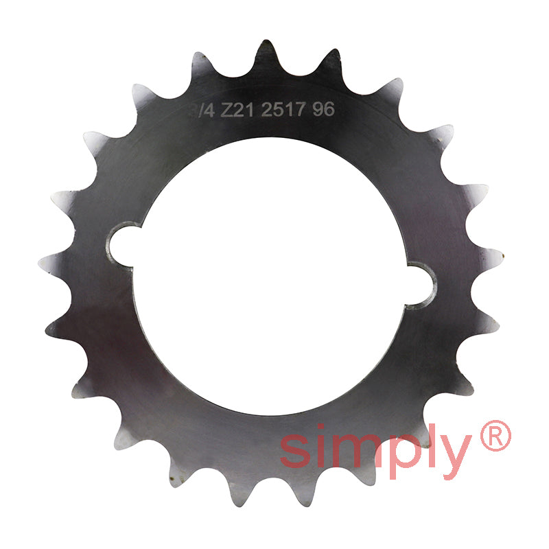 21 Tooth 12B Triplex Sprocket Tapered Locking Bush Type for 3/4 inch Pitch Chain (Bush not Incl.)