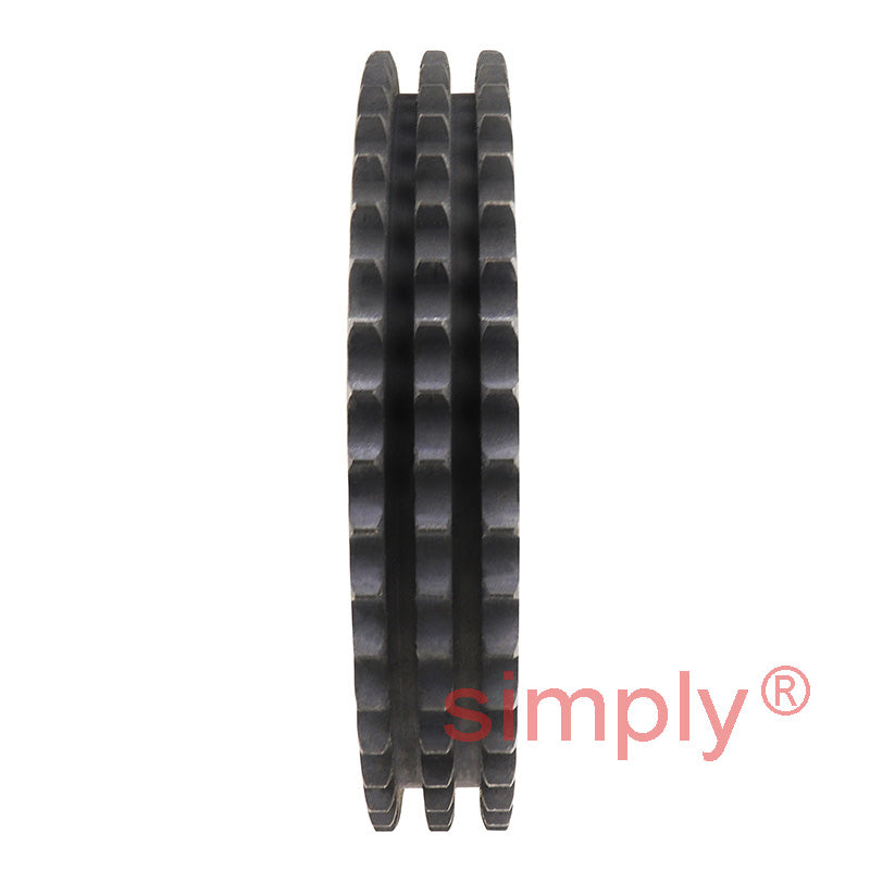 45 Tooth 12B Triplex Sprocket Tapered Locking Bush Type for 3/4 inch Pitch Chain (Bush not Incl.)