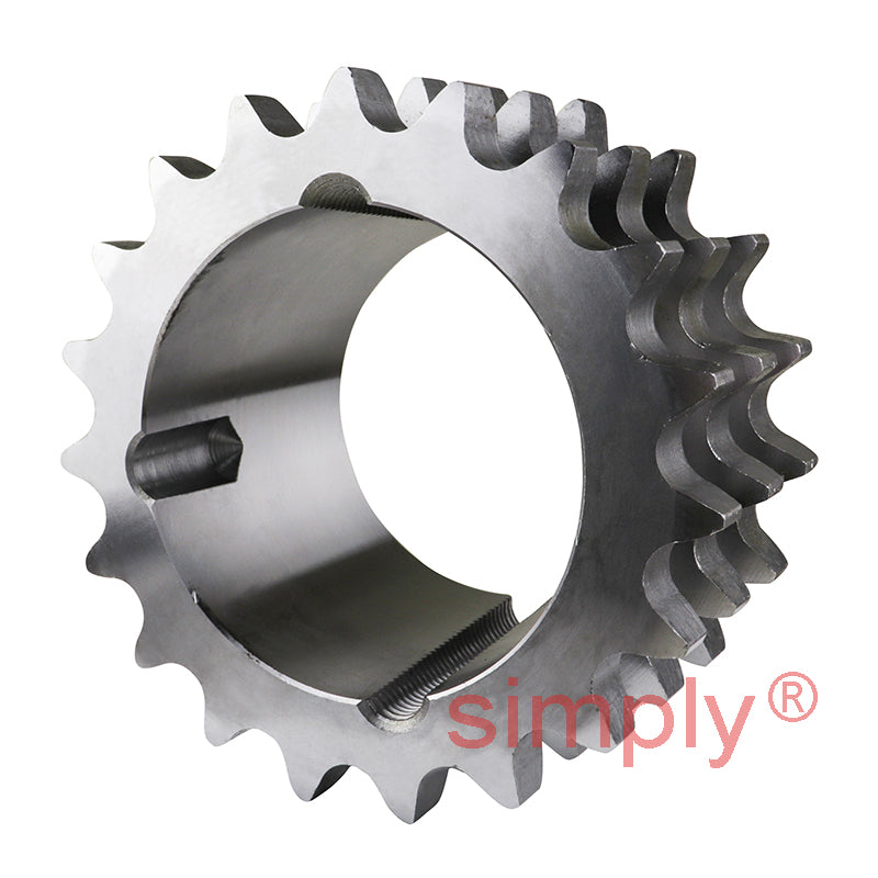 19 Tooth 16B Triplex Sprocket Tapered Locking Bush Type for 1 inch Pitch Chain (Bush not Incl.)