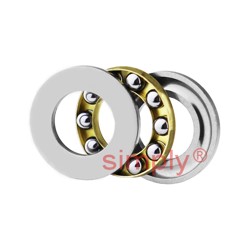 F5-10G Budget Single Thrust Ball Bearing with Grooved Washers 5x10x4mm