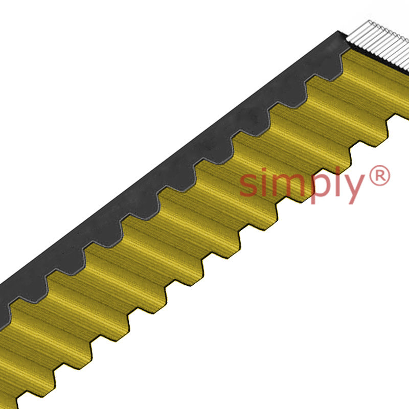 ContiTech SCC14M2800X15 Synchrochain Carbon Timing Belt 15mm Width 2800mm Length 200 Teeth