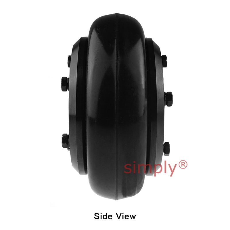 Major Branded F100H/F100H Outer Facing Taper Bores Type Tyre Drive Coupling Assembly with Fire Resistant Antistatic (F.R.A.S) Tyre