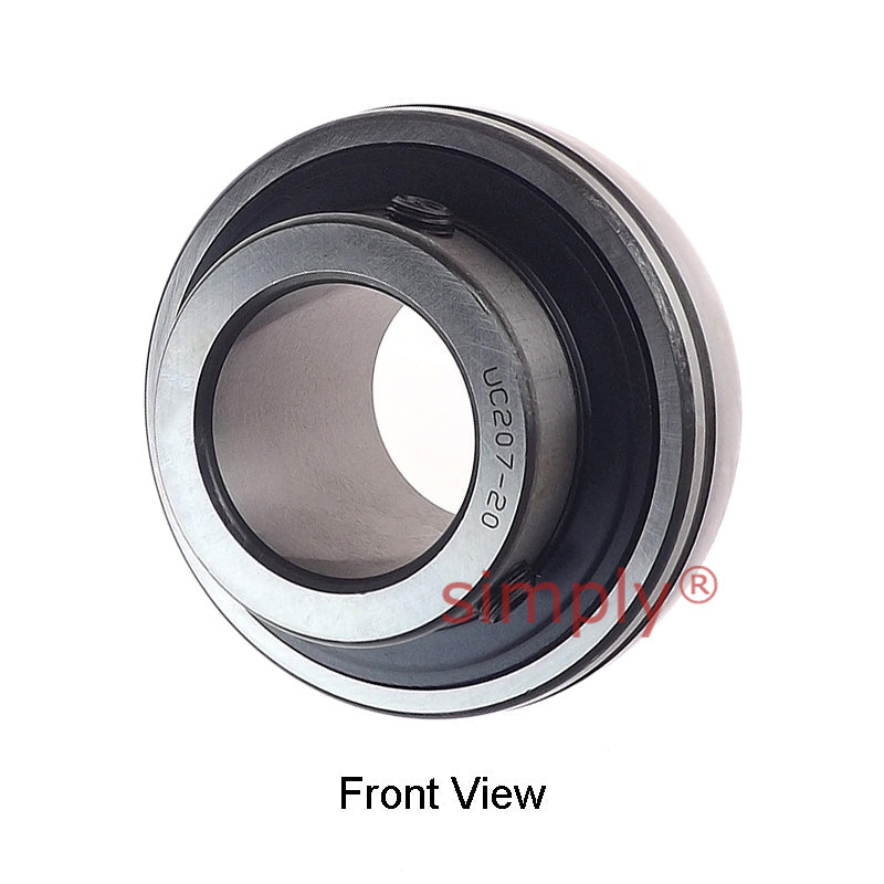 UC207-20 Imperial Bearing Insert with 1-1/4 inch Bore 72mm Outside Dia