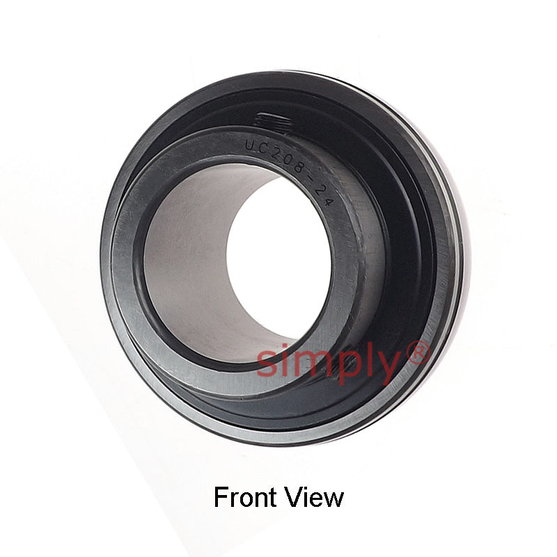 UC208-24 Imperial Bearing Insert with 1-1/2 inch Bore 80mm Outside Dia