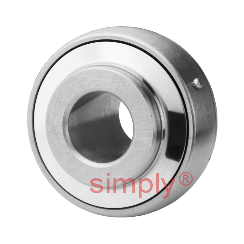 SSUC209 Metric Stainless Steel Bearing Insert with 45mm Bore 85mm Outside Dia