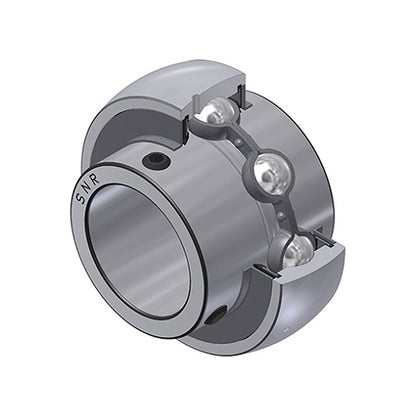 SNR UC206G2 Metric Full Width Spherical Outer Bearing Insert 30mm Bore 62mm Outside Diameter with Grub Screws
