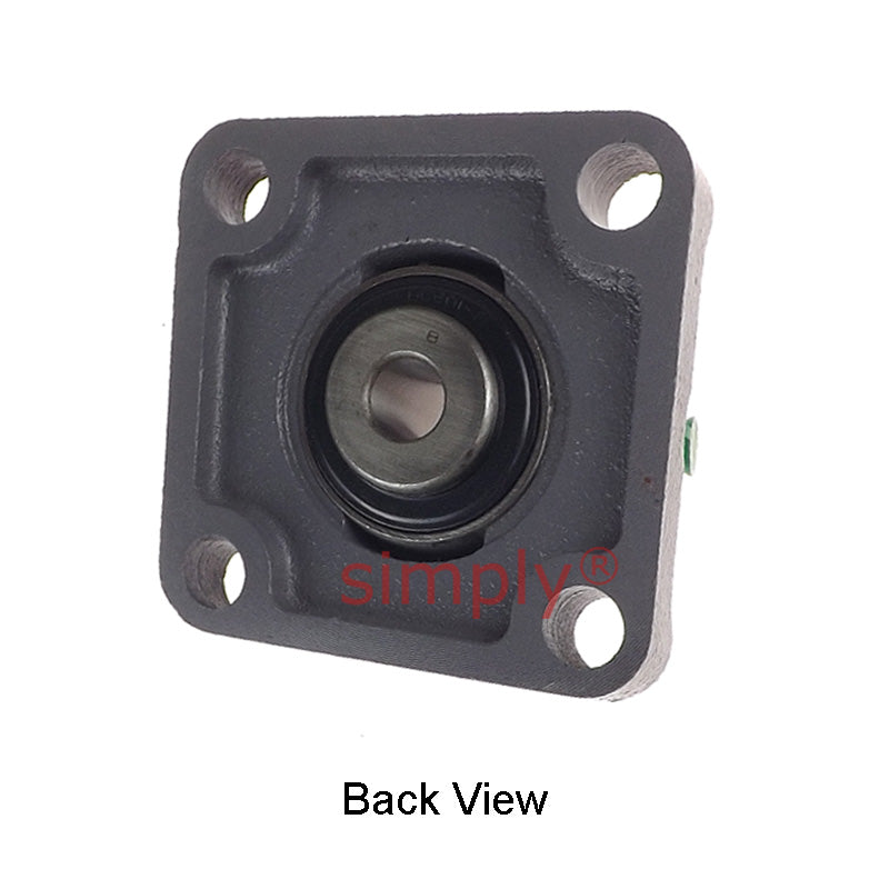 UCF201-8 Imperial Four Bolt Square Cast Iron Flange Housing with 1/2 inch Bore Insert