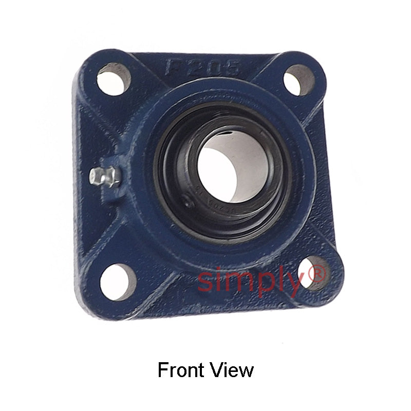 UCF205-15 Imperial Four Bolt Square Cast Iron Flange Housing with 15/16 inch Bore Insert