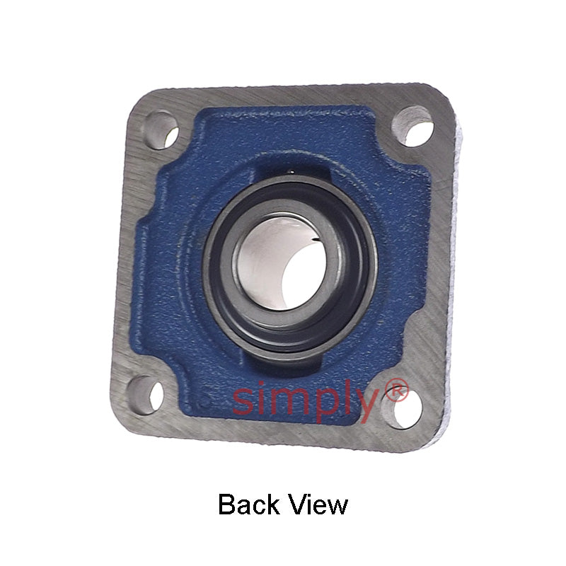 UCF206-18 Imperial Four Bolt Square Cast Iron Flange Housing with 1-1/8 inch Bore Insert