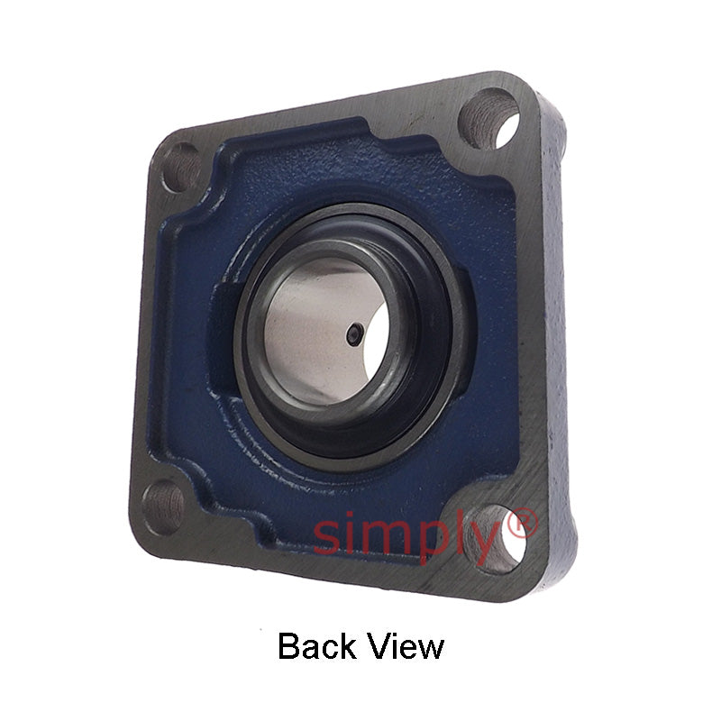 UCF207-23 Imperial Four Bolt Square Cast Iron Flange Housing with 1-7/16 inch Bore Insert