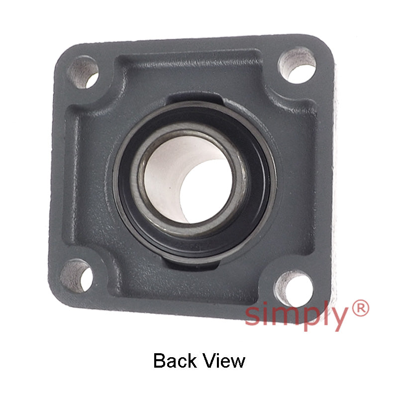 UCF209-27 Imperial Four Bolt Square Cast Iron Flange Housing with 1-11/16 inch Bore Insert