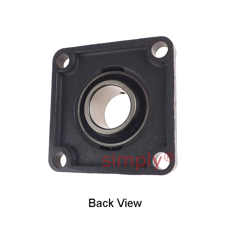 UCF211-34 Imperial Four Bolt Square Cast Iron Flange Housing with 2-1/8 inch Bore Insert