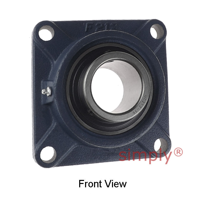 UCF212-36 Imperial Four Bolt Square Cast Iron Flange Housing with 2-1/4 inch Bore Insert