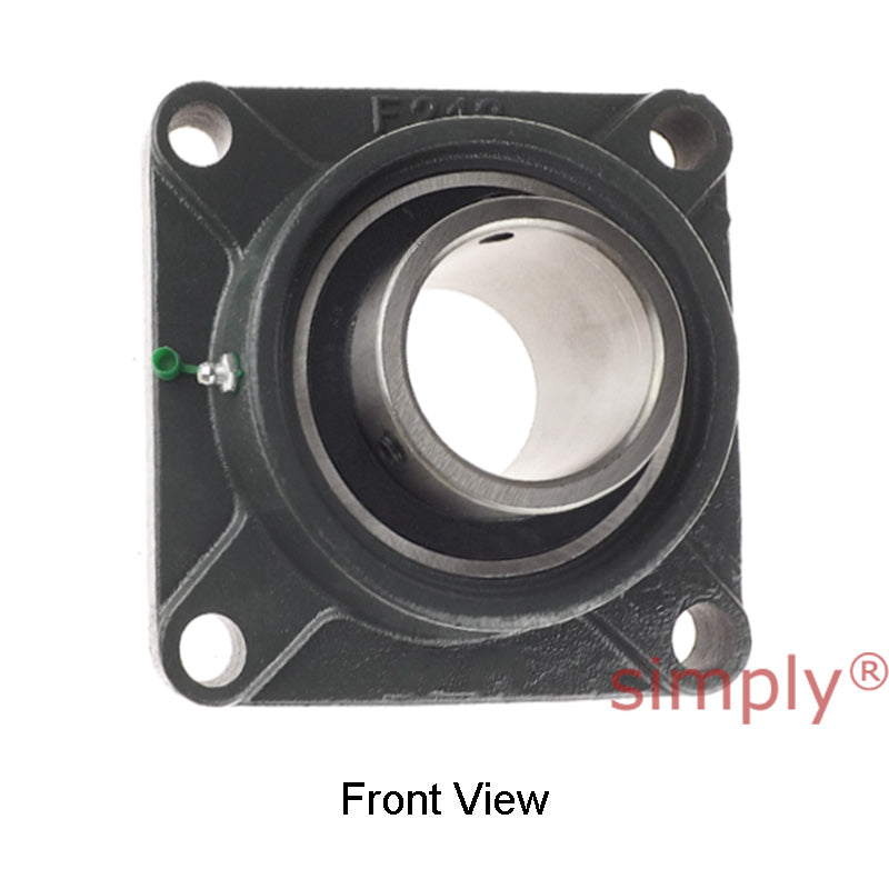 UCF212-38 Imperial Four Bolt Square Cast Iron Flange Housing with 2-3/8 inch Bore Insert