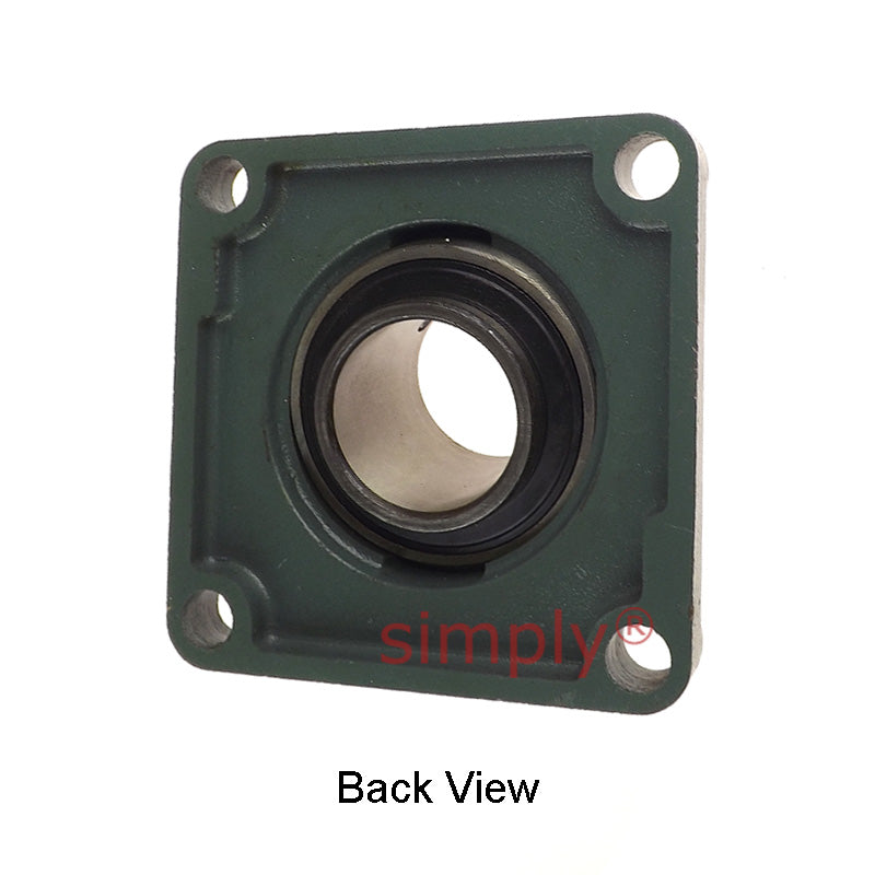 UCF212-39 Imperial Four Bolt Square Cast Iron Flange Housing with 2-7/16 inch Bore Insert