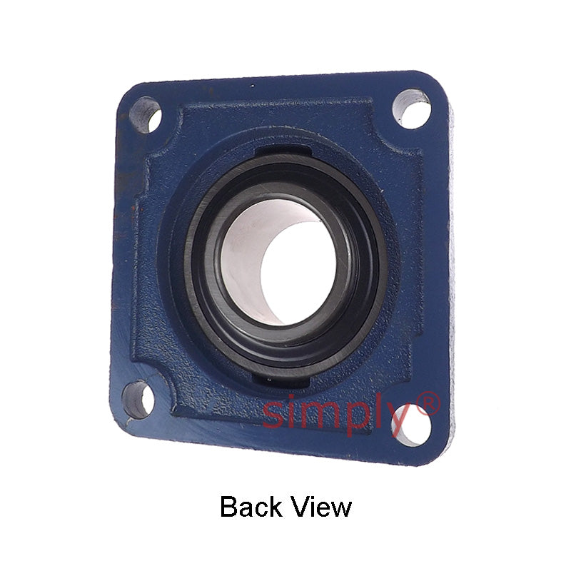 UCF213-40 Imperial Four Bolt Square Cast Iron Flange Housing with 2-1/2 inch Bore Insert