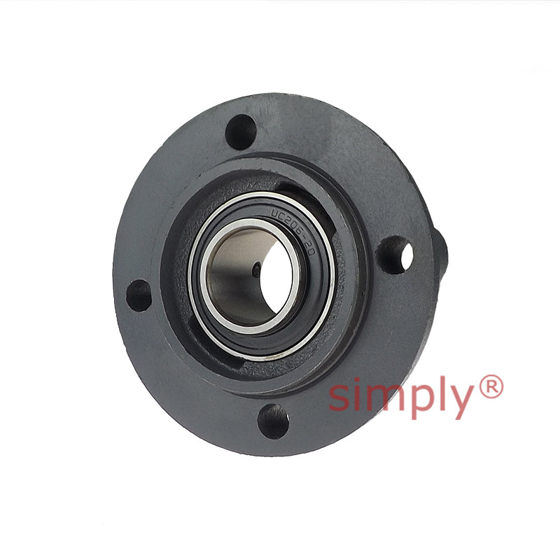 UCFC206-20 Imperial Four Bolt Cast Iron Round Flanged Housing with 1-1/4 inch Insert