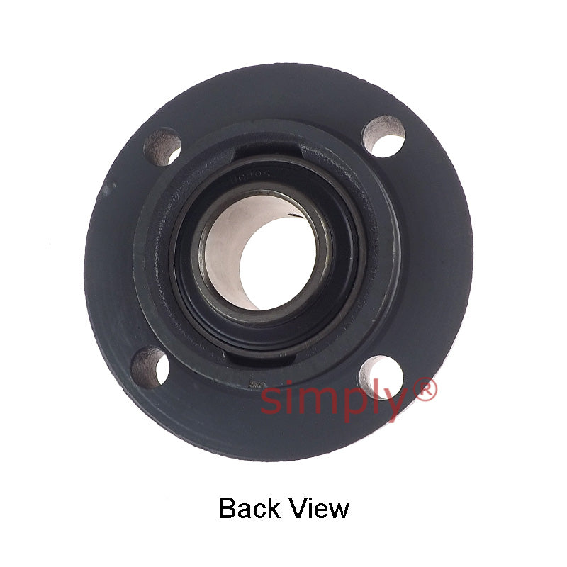 UCFC209 Metric Four Bolt Cast Iron Round Flanged Housing with 45mm Insert