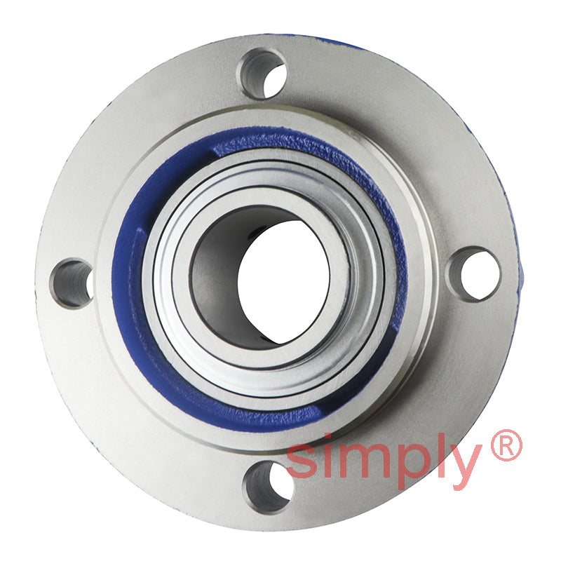 SNR UCFC208 Metric Four Bolt Cast Iron Round Flanged Housing with 40mm Insert