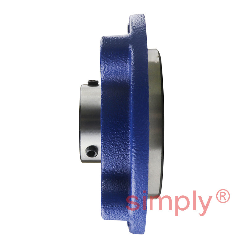 SNR UCFC208 Metric Four Bolt Cast Iron Round Flanged Housing with 40mm Insert