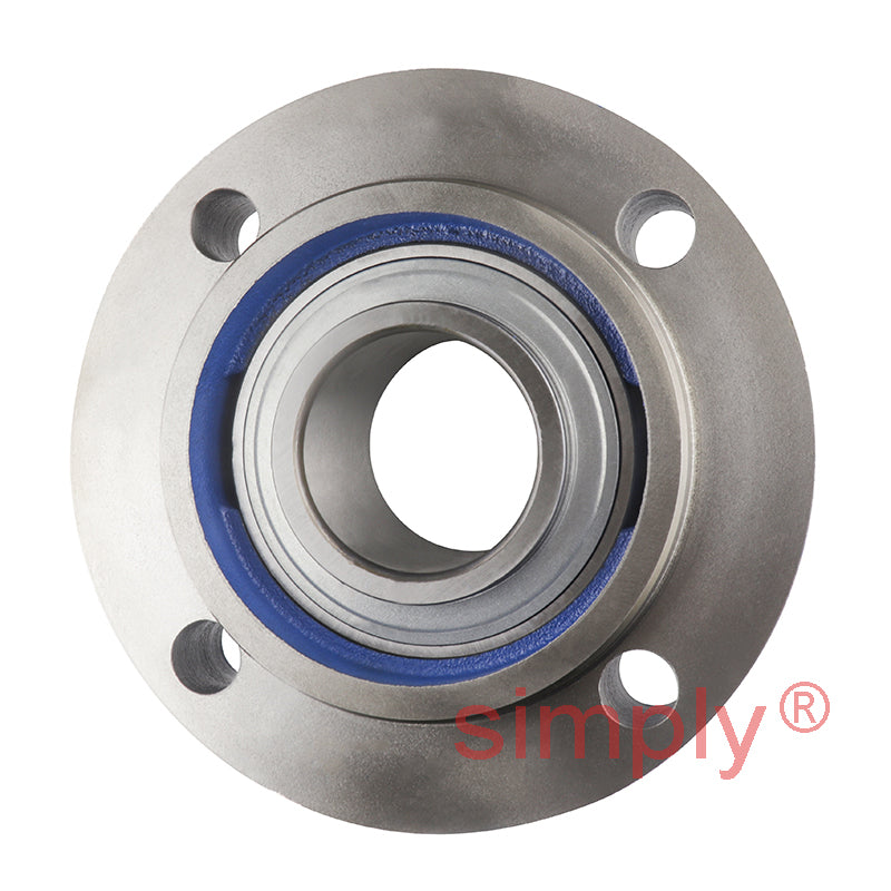 SNR UCFC212 Metric Four Bolt Cast Iron Round Flanged Housing with 60mm Insert