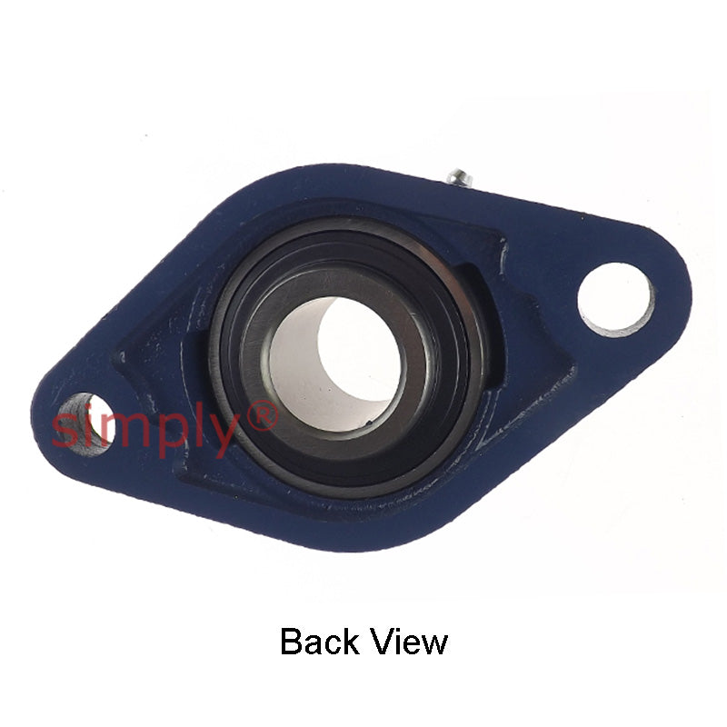 UCFL207-20 Imperial Two Bolt Oval Cast Iron Flange Housing with 1-1/4 inch Bore Insert