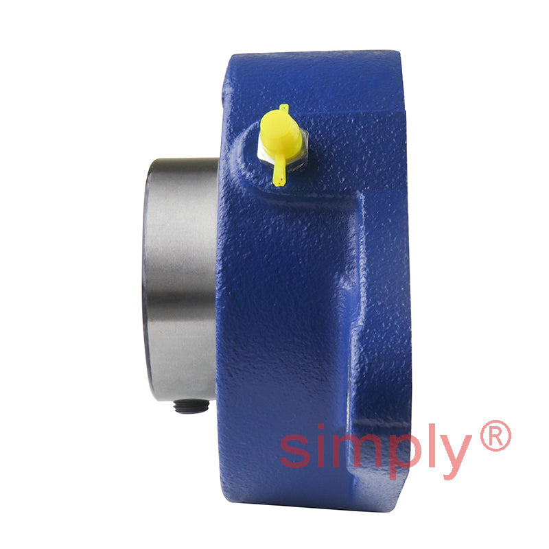 SNR UCFLE210 Metric Two Bolt Oval Cast Iron Flange Housing with 50mm Bore Insert