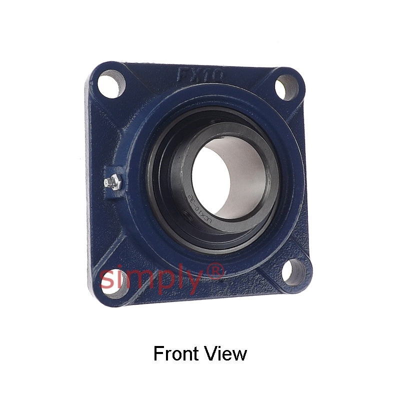 UCFX10-32 Imperial Four Bolt Cast Iron Square Housing with 2 inch Bore Insert